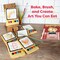 Baketivity Masterpiece Cookies Kids Baking Kit - Cooking Kit for Kids with Premeasured Ingredients, Step by Step Instructions, Paint Brushes, Art Lessons -...